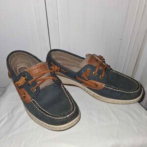Sperry Leather Denim Size 7